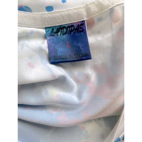 Tye Dye Tee Shirt LAIDIPAS Boys Girls 3D Graphic Crewneck T-Shirt Silky Size 16 - Picture 4 of 5
